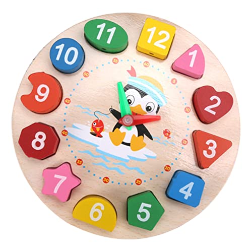 Ipetboom Holz Lernuhr für Farbigen Formen Pädagogische Uhr zum Lernen Frühpädagogisches Puzzle für Kleinkinder Stabiles Montessori Lernspielzeug Ipetboom Holz Lernuhr für Farbigen Formen Pädagogische Uhr zum Lernen Frühpädagogisches Puzzle für Kleinkinder Stabiles Montessori Lernspielzeug von Ipetboom