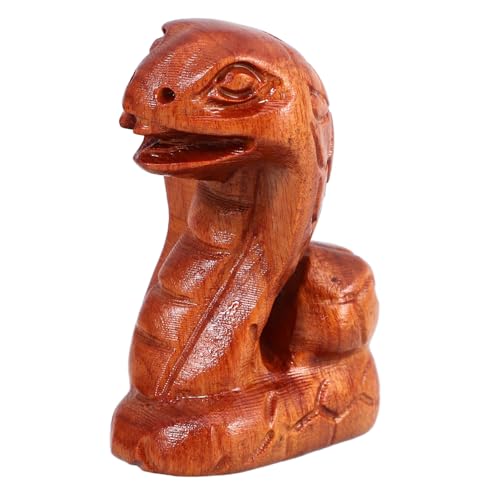 Ipetboom Holz Schnitzerei Schlange Statue Dekoratives Snake Ornament für Tisch und Garten Realistische Holzfigur für Lebendige und Kreative Scherzartikel Ipetboom Holz Schnitzerei Schlange Statue Dekoratives Snake Ornament für Tisch und Garten Realistische Holzfigur für Lebendige und Kreative Scherzartikel von Ipetboom