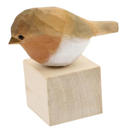 Ipetboom Holz Vogel Modell Skulptur aus Hochwertigem Holz Langlebige Dekoration für Büro Wohnzimmer Garten Niedliche Simulation Vogel Figur als Tisch Ornament Ipetboom Holz Vogel Modell Skulptur aus Hochwertigem Holz Langlebige Dekoration für Büro Wohnzimmer Garten Niedliche Simulation Vogel Figur als Tisch Ornament von Ipetboom