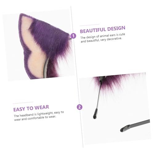 Ipetboom Hundeohren Stirnband Damen Haarband Tierohren Kopfschmuck Cosplay Masquerade Halloween Leichtes Langlebiges Haarschmuckzubehör für Kostümpartys und Performances Ipetboom Hundeohren Stirnband Damen Haarband Tierohren Kopfschmuck Cosplay Masquerade Halloween Leichtes Langlebiges Haarschmuckzubehör für Kostümpartys und Performances von Ipetboom
