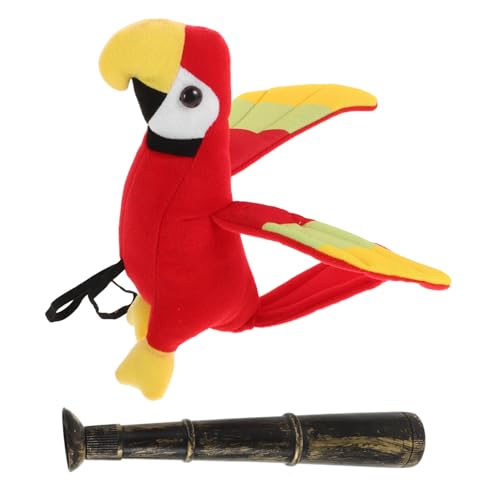 Ipetboom Interaktives Piratenpapagei-Spielzeug Teleskop Plüsch Stofftier Für Jungen Und Mädchen Halloween-zubehör Partyspielzeug Für Jungen Und Mädchen Ipetboom Interaktives Piratenpapagei-Spielzeug Teleskop Plüsch Stofftier Für Jungen Und Mädchen Halloween-zubehör Partyspielzeug Für Jungen Und Mädchen von Ipetboom