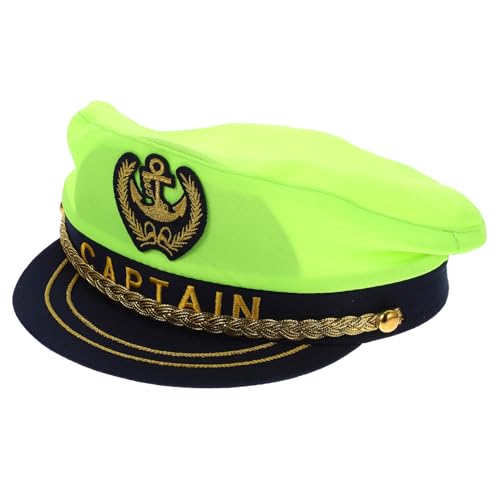 Ipetboom Kapitänsmütze für Damen und Herren Verstellbare Yacht Hut Leichte und Atmungsaktive Kostüm Accessoires für Partys und Cosplay Tragbar und Vielseitig Ipetboom Kapitänsmütze für Damen und Herren Verstellbare Yacht Hut Leichte und Atmungsaktive Kostüm Accessoires für Partys und Cosplay Tragbar und Vielseitig von Ipetboom