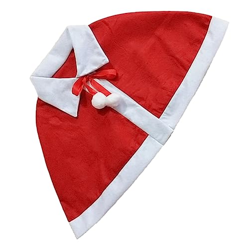 Ipetboom Klassisches Weihnachts Cape für Adorables und Strapazierfähiges Umhang Outfit für Jungen und Mädchen für Halloween Weihnachten und Kostümpartys von Ipetboom