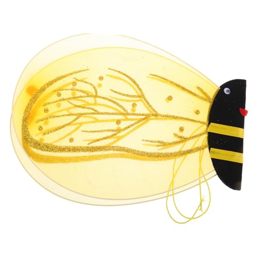 Ipetboom Kleine Bienenflügel Hummelkostüm Kleinkind Hummelkostüm Damen Bienenkostüm Kleinkind Bienenflügel-Kostüm Bienenkostüm für Mädchen Hummelkostüm Plastik von Ipetboom