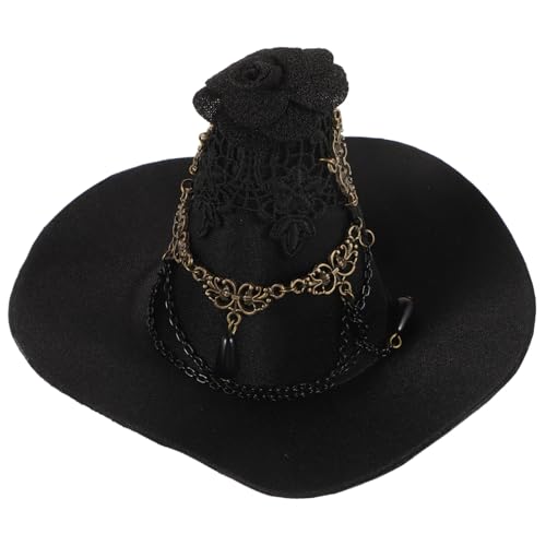 Ipetboom Kleiner Gotischer Hexenhut Haarklammern Halloween Party Kostüm Zubehör Cosplay Bühnenauftritt Masquerade Schwarz Leichte Hexenhut Haarspangen für Erwachsene Ipetboom Kleiner Gotischer Hexenhut Haarklammern Halloween Party Kostüm Zubehör Cosplay Bühnenauftritt Masquerade Schwarz Leichte Hexenhut Haarspangen für Erwachsene von Ipetboom