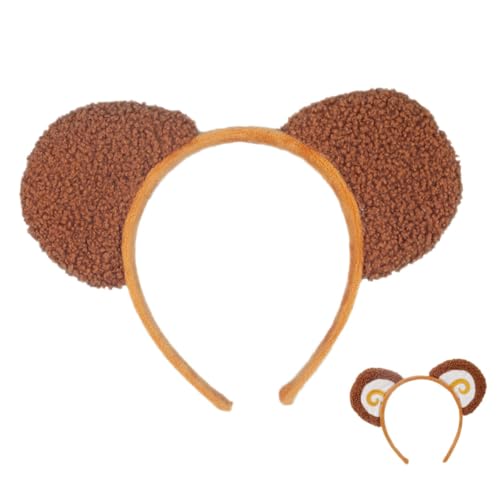Ipetboom Kopfschmuck Mit Affenohren Affenstirnband Cosplay Stirnband Affenzubehör Ohrig Kostüm Affenohr-stirnband Für Cosplay Affenohren-stirnband Für -fleece Ipetboom Kopfschmuck Mit Affenohren Affenstirnband Cosplay Stirnband Affenzubehör Ohrig Kostüm Affenohr-stirnband Für Cosplay Affenohren-stirnband Für -fleece von Ipetboom