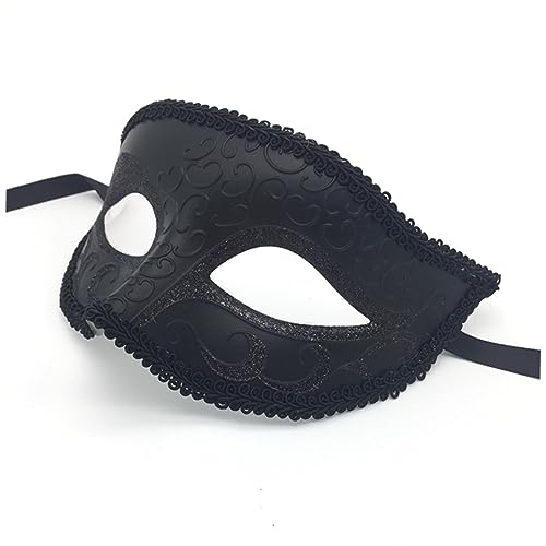 Ipetboom Halloween-Maske kostüme für maskenball Partymaske Kostüm-Party Maskerade-Maske kleidung Maskerade Kostüm Augenmaske schwarze Kostümmaske Abschlussball Augenbinde Venedig Hochzeit von Ipetboom