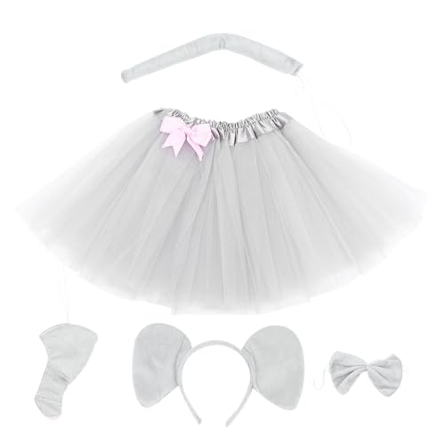 Ipetboom Kostümset Teiliges Set mit Stirnband und Tutu für Karneval Halloween und Festlichkeiten Kreatives Accessoire für Partys und Bühnenaufführungen von Ipetboom