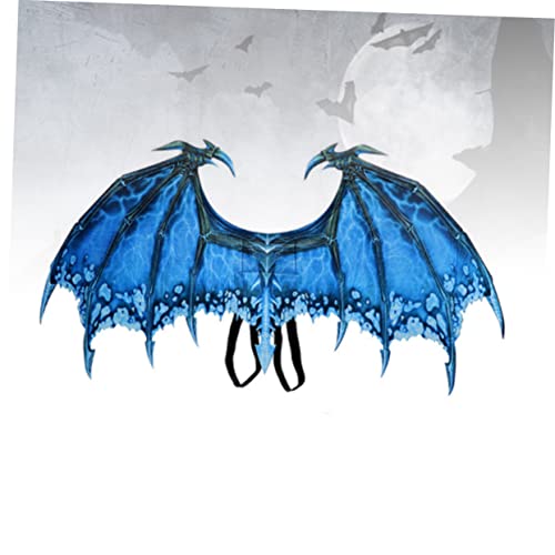 Ipetboom Kreative Blaue Drachenflügel aus Vliesstoff für Halloween Cosplay Erwachsene Leichte Langlebige Kostüm Requisite für Karneval Maskerade und Fotoprops Ipetboom Kreative Blaue Drachenflügel aus Vliesstoff für Halloween Cosplay Erwachsene Leichte Langlebige Kostüm Requisite für Karneval Maskerade und Fotoprops von Ipetboom