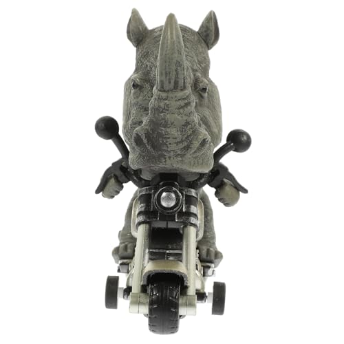 Ipetboom Kreatives Inertial-motorradspielzeug Rhinozeros Modell aus Robustem Kunststoff Pädagogisch für Eltern als Dekoration und Interaktives Lernspielzeug Ipetboom Kreatives Inertial-motorradspielzeug Rhinozeros Modell aus Robustem Kunststoff Pädagogisch für Eltern als Dekoration und Interaktives Lernspielzeug von Ipetboom