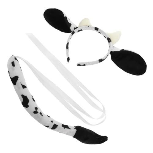 Ipetboom Kuh Stirnband und aus Weichem Stoff Bequemes Tierkostüm Zubehör für Cosplay Karneval Halloween Geburtstagsfeiern Bühnenshows Verstellbar und Langlebig Ipetboom Kuh Stirnband und aus Weichem Stoff Bequemes Tierkostüm Zubehör für Cosplay Karneval Halloween Geburtstagsfeiern Bühnenshows Verstellbar und Langlebig von Ipetboom