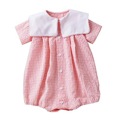 Ipetboom Kurzarm Kleidungsstück Mit Puppenkragen Kurzärmeliger Puppenkragen Karierter Für Unisex Kleinkinder Jungen Sommer Kurze Ärmel Kurze Ärmel Für Baumwolle Rosa Ipetboom Kurzarm Kleidungsstück Mit Puppenkragen Kurzärmeliger Puppenkragen Karierter Für Unisex Kleinkinder Jungen Sommer Kurze Ärmel Kurze Ärmel Für Baumwolle Rosa von Ipetboom