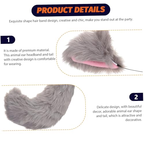 Ipetboom Kuscheliges Katzenohren Stirnband mit Fuchsohren und Fuchsschwanz Teiliges Cosplay für Erwachsene für Halloween Kostümpartys Geburtstage und Festival Feiern Ipetboom Kuscheliges Katzenohren Stirnband mit Fuchsohren und Fuchsschwanz Teiliges Cosplay für Erwachsene für Halloween Kostümpartys Geburtstage und Festival Feiern von Ipetboom