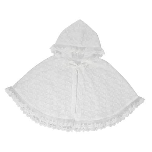 Ipetboom Lace Cape für Sonnenschutz Atmungsaktiver Umhang für Jahre Doppellagiger Weißer Mantel für Kleinkinder Schickes Kostüm Zubehör für Besondere Anlässe Ipetboom Lace Cape für Sonnenschutz Atmungsaktiver Umhang für Jahre Doppellagiger Weißer Mantel für Kleinkinder Schickes Kostüm Zubehör für Besondere Anlässe von Ipetboom
