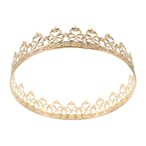 Ipetboom Leichte Hohl Gearbeitete Herren Krone aus Metall Europäischer Vintage Stil Königliches Mittelalter Cosplay Haarschmuck Goldfarbene Tiara für Fasching Halloween Party und Ipetboom Leichte Hohl Gearbeitete Herren Krone aus Metall Europäischer Vintage Stil Königliches Mittelalter Cosplay Haarschmuck Goldfarbene Tiara für Fasching Halloween Party und von Ipetboom