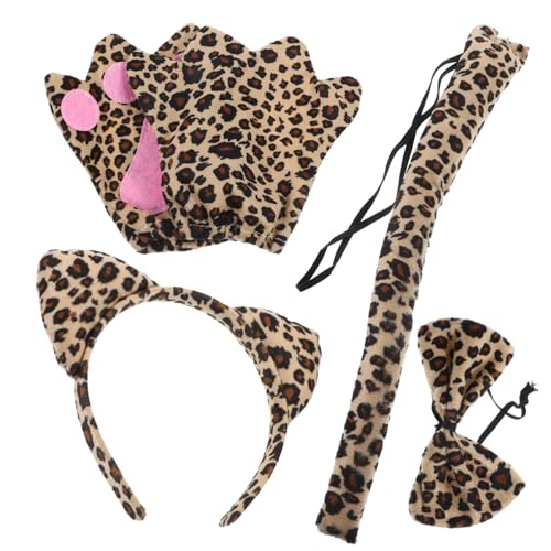 Ipetboom Leoparden Cosplay Stirnband mit Tier Ohren und Tierkostüm Zubehör für Erwachsene Karneval Halloween Faschingskostüm Verstellbar Ipetboom Leoparden Cosplay Stirnband mit Tier Ohren und Tierkostüm Zubehör für Erwachsene Karneval Halloween Faschingskostüm Verstellbar von Ipetboom