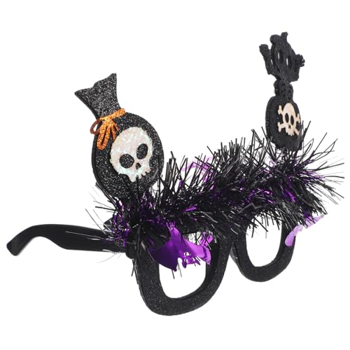 Ipetboom Lustige Halloween Partybrille mit Flauschigem Rahmen Kreatives Foto Requisit für Kostüme Mottofeiern und Halloween Dekoration Drinnen und Draußen von Ipetboom