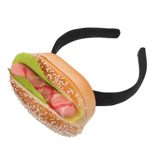 Ipetboom Lustiges Hamburger Haarreif Food Hat Kopfband Realistisches Burger Hot Dog Headpiece für Halloween Geburtstag Party Kostüm Zubehör Ipetboom Lustiges Hamburger Haarreif Food Hat Kopfband Realistisches Burger Hot Dog Headpiece für Halloween Geburtstag Party Kostüm Zubehör von Ipetboom