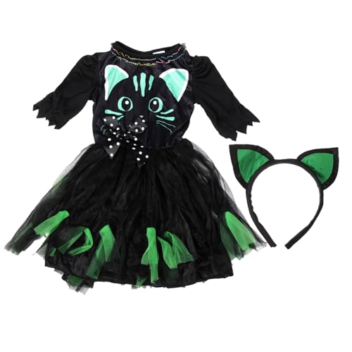 Ipetboom Mädchen Katzenkostüm Halloween Katzenkleid mit Stirnband Atmungsaktives Leichtes Bühnenkostüm für Fasching Karneval und Maskerade Komfortabel und Sicher Xl Ipetboom Mädchen Katzenkostüm Halloween Katzenkleid mit Stirnband Atmungsaktives Leichtes Bühnenkostüm für Fasching Karneval und Maskerade Komfortabel und Sicher Xl von Ipetboom