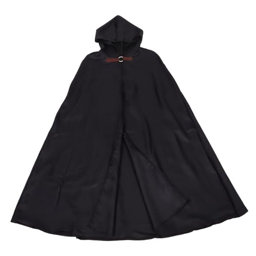 Ipetboom Mantel für Leistung vampir umhang halloween umhang Halloween-Attacken Halloween Cape gruseliger Halloween-Umhang Halloween mittelalterlicher Umhang Herren Umhang Polyester Black von Ipetboom