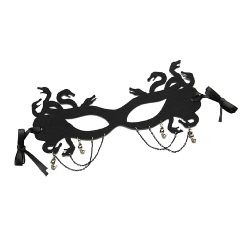 Ipetboom Maske für Frauen Halbe Gesichtsmaske für Kostüme für Halloween Karneval und Maskerade Partys Leicht und Komfortabel für Cosplay und Besondere Anlässe von Ipetboom
