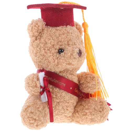 Ipetboom Mini Abschlussbär mit Doktorhut Einzigartiges Plüschtier für Graduierung Dekorative Blumenstrauß Zubehör Perfektes zur Abschlussfeier Ipetboom Mini Abschlussbär mit Doktorhut Einzigartiges Plüschtier für Graduierung Dekorative Blumenstrauß Zubehör Perfektes zur Abschlussfeier von Ipetboom