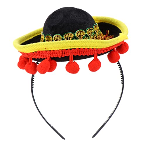Ipetboom Mini Mexikanisches Hut Haarband Leichtes Dekoratives Stirnband für Karneval Kostümparty und Feierlichkeiten Partyzubehör und Fotorequisiten Spaß für Familie Ipetboom Mini Mexikanisches Hut Haarband Leichtes Dekoratives Stirnband für Karneval Kostümparty und Feierlichkeiten Partyzubehör und Fotorequisiten Spaß für Familie von Ipetboom