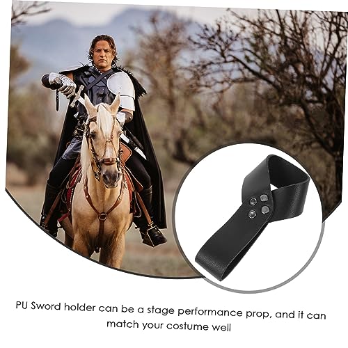 Ipetboom Schwerthalter Aus Pu-Material Für Cosplay Mittelalterlicher Schwertgürtel Schwertbefestigungsgürtel Leicht Und Angenehm Zu Tragen Für Halloween-Partys Und Bühnenauftritte Ipetboom Schwerthalter Aus Pu-Material Für Cosplay Mittelalterlicher Schwertgürtel Schwertbefestigungsgürtel Leicht Und Angenehm Zu Tragen Für Halloween-Partys Und Bühnenauftritte von Ipetboom