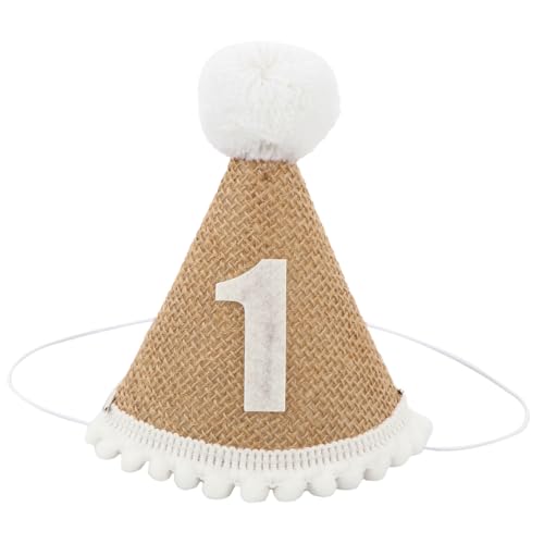 Ipetboom Niedlicher Geburtstags Hut für Junge Mädchen und Kleinkinder Kuscheliges Design mit Fellbommel Partyaccessoire für Jungen und Mädchen Ipetboom Niedlicher Geburtstags Hut für Junge Mädchen und Kleinkinder Kuscheliges Design mit Fellbommel Partyaccessoire für Jungen und Mädchen von Ipetboom