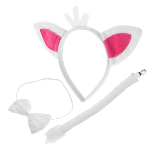 Ipetboom Niedliches Fuchs Set Stirnband mit und Fliege Weiches Tierkostüm Zubehör für Cosplay Bühnenauftritte und Karneval Robustes Haarreif Set für Damen Ipetboom Niedliches Fuchs Set Stirnband mit und Fliege Weiches Tierkostüm Zubehör für Cosplay Bühnenauftritte und Karneval Robustes Haarreif Set für Damen von Ipetboom