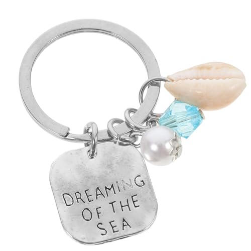 Ipetboom Ocean Schlüsselanhänger Meeresstil mit Muschel und Perle Anhänger Traum Meer Gravur Vielseitig Leicht und Robust als Taschen oder Wanddeko für Damen und Herren Ipetboom Ocean Schlüsselanhänger Meeresstil mit Muschel und Perle Anhänger Traum Meer Gravur Vielseitig Leicht und Robust als Taschen oder Wanddeko für Damen und Herren von Ipetboom