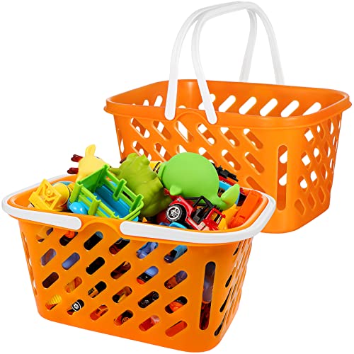 Ipetboom Osterkörbe Für Kinder: 2 Stück Tragbarer Spielzeug-Einkaufskorb Mini-Einkaufskorb Mit Griffen Kleiner Aufbewahrungskorb Spielzeug-Ostereierkörbe Partygeschenke Osterkorb Ipetboom Osterkörbe Für Kinder: 2 Stück Tragbarer Spielzeug-Einkaufskorb Mini-Einkaufskorb Mit Griffen Kleiner Aufbewahrungskorb Spielzeug-Ostereierkörbe Partygeschenke Osterkorb von Ipetboom