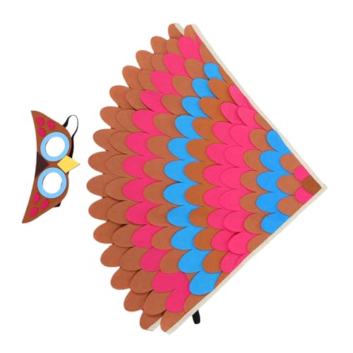 Ipetboom Owl Kostüm Flügel Vogel Kostüm Für Kinder Mit Masken Eagle Papagei Owl Draht Flügel Für Jungen Mädchen Halloween Party Bevorzugt Spielzeug Spielzeug von Ipetboom