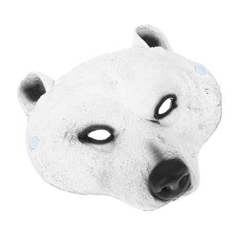 Ipetboom PU Schaumstoff Tiermaske Eisbär Kostümmaske Faschingsmaske Karnevalsmasken für Erwachsene und Cosplay Party Zubehör Ipetboom PU Schaumstoff Tiermaske Eisbär Kostümmaske Faschingsmaske Karnevalsmasken für Erwachsene und Cosplay Party Zubehör von Ipetboom