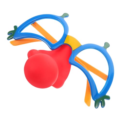 Ipetboom Party Clown Brille mit Roter Nase Lustige Verkleidungsbrille für Erwachsene für Karneval Halloween und Kostümpartys Einfach Anzulegen und Bequem im Tragen Ipetboom Party Clown Brille mit Roter Nase Lustige Verkleidungsbrille für Erwachsene für Karneval Halloween und Kostümpartys Einfach Anzulegen und Bequem im Tragen von Ipetboom