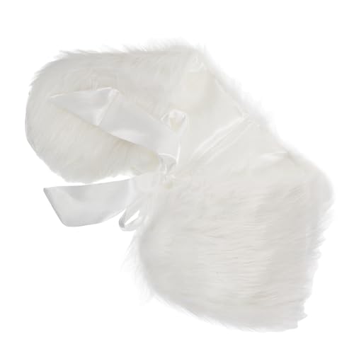 Ipetboom Pelzschal für Prinzessinnenschal für Mädchen Blumenmädchen-Schal Mädchen Schal Kinderschal Tücher und Tücher für Mädchen Acetat Beige von Ipetboom