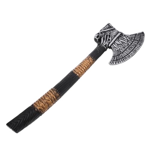Ipetboom Piraten- - Piratenaxt PVC gefälschte Halloween Axe Prop gefälschtes Beil -Halloween-Requisite Halloween- Schaumstoff Black von Ipetboom