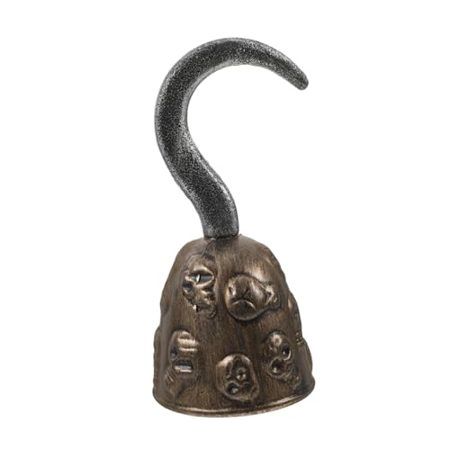 Ipetboom Piratenhaken Haken Für Kostüm Party-Performance-Hooks Piratenkostüm-Requisite Piraten-Cosplay-Requisiten Halloween-schmuck Zubehör Für Piratenpartys Halloween-dekore PVC von Ipetboom
