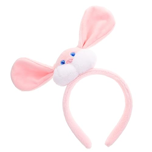 Ipetboom Plüsch Hasenohren Haarreif Bunny Doll Stirnband Flauschiges Cosplay Party Haarband für Kindergeburtstag und Festliche Dekoration von Ipetboom