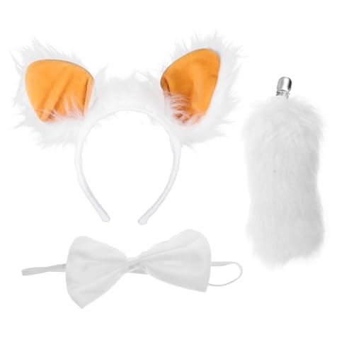 Ipetboom Plüsch Schaf Ohren Haarreif mit und Schleife Weiches Cartoon Tierkostüm Zubehör für Frauen Vielseitig Einsetzbar für Cosplay Halloween und Partys Angenehm und Niedlich Ipetboom Plüsch Schaf Ohren Haarreif mit und Schleife Weiches Cartoon Tierkostüm Zubehör für Frauen Vielseitig Einsetzbar für Cosplay Halloween und Partys Angenehm und Niedlich von Ipetboom