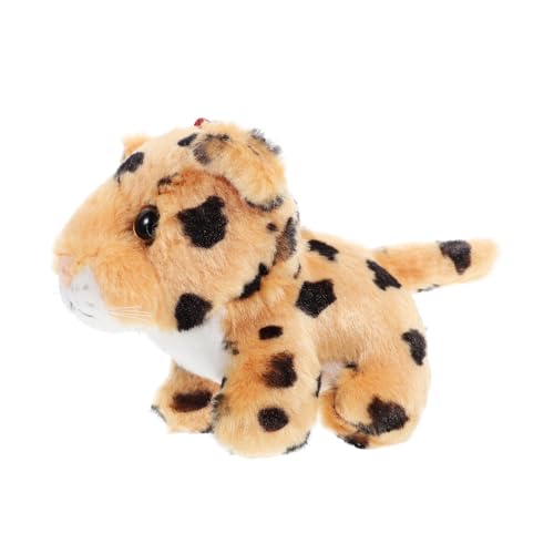 Ipetboom Plüsch Schlüsselanhänger Leopard Anhänger Kuscheltier Taschenanhänger Niedlich Leicht Geburtstagsgeschenk für Mädchen Jungen Tasche Dekoration von Ipetboom