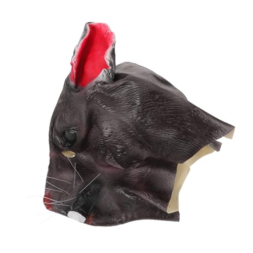 Ipetboom Rattenkopf Tier Gesicht Halbgesichtsmaske für Halloween Karneval Cosplay Party Kostüm Tiermaske Atmungsaktiv Bequem Vielseitig Einsetzbar Ipetboom Rattenkopf Tier Gesicht Halbgesichtsmaske für Halloween Karneval Cosplay Party Kostüm Tiermaske Atmungsaktiv Bequem Vielseitig Einsetzbar von Ipetboom