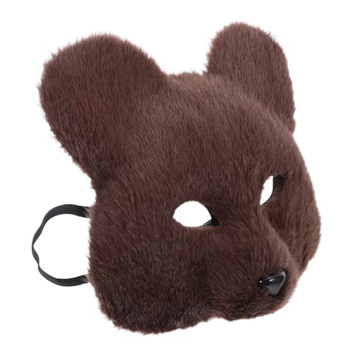 Ipetboom Realistische Braune Bärenmaske aus Weichem Plüsch Atmungsaktiv Bequemer Sitz Detailgetreues Tierkopf-cosplay für Halloween Maskenpartys Leicht Tragbar für Erwachsene Ipetboom Realistische Braune Bärenmaske aus Weichem Plüsch Atmungsaktiv Bequemer Sitz Detailgetreues Tierkopf-cosplay für Halloween Maskenpartys Leicht Tragbar für Erwachsene von Ipetboom