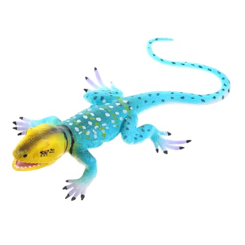 Ipetboom Realistische Eidechsenfigur aus Robustem Material Handbemalt mit Natürlichen Farben Detailgetreu für Tischdekoration und Wohnraumgestaltung Dekoratives Reptil Ornament für Zuhause von Ipetboom