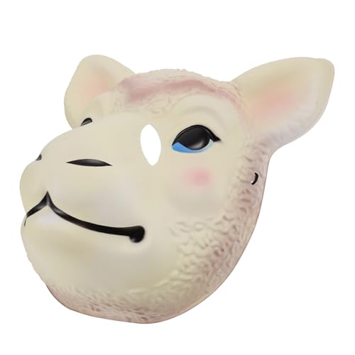 Ipetboom Realistische Schafmaske Leicht Atmungsaktiv Masquerade Maskenball Kostüm Tiermaske für Frauen Fasching Halloween Party Ipetboom Realistische Schafmaske Leicht Atmungsaktiv Masquerade Maskenball Kostüm Tiermaske für Frauen Fasching Halloween Party von Ipetboom