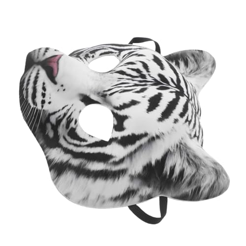 Ipetboom Realistische Tiger Halbgesichtsmaske aus EVA für Damen und Herren Langlebig und Atmungsaktiv für Karneval Cosplay Maskerade und Halloween Partys Ipetboom Realistische Tiger Halbgesichtsmaske aus EVA für Damen und Herren Langlebig und Atmungsaktiv für Karneval Cosplay Maskerade und Halloween Partys von Ipetboom