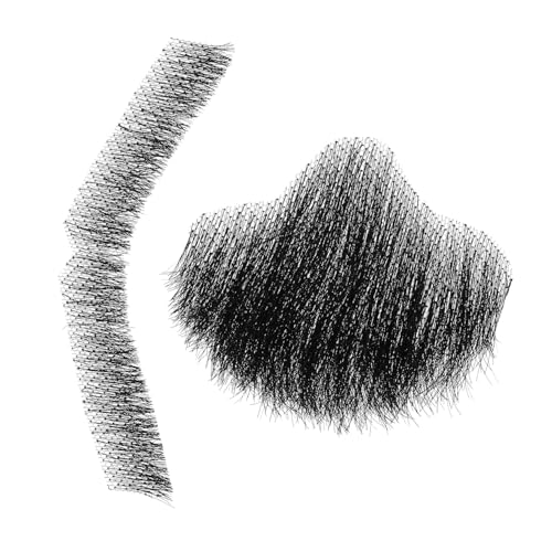 Ipetboom Realistischer Herrenbart aus Echthaar Handgefertigt Hautfreundlich Verstellbar Wiederverwendbar für Halloween Theater Karneval und Weihnachtsmann kostüme Passend für Altersgruppen Ipetboom Realistischer Herrenbart aus Echthaar Handgefertigt Hautfreundlich Verstellbar Wiederverwendbar für Halloween Theater Karneval und Weihnachtsmann kostüme Passend für Altersgruppen von Ipetboom