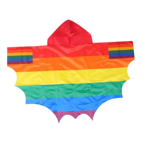 Ipetboom Regenbogen Cape für Party Pride Festival Umhang Langlebig Leicht zu Tragen für Paraden Feierlichkeiten und LGBTQ Events Ipetboom Regenbogen Cape für Party Pride Festival Umhang Langlebig Leicht zu Tragen für Paraden Feierlichkeiten und LGBTQ Events von Ipetboom