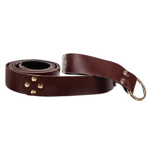 Ipetboom Retro Mittelalter Schwertgürtel Verstellbarer Gürtel für Kostüme für LARP Renaissance und Mittelalter Events Authentisches Zubehör für Cosplay und Nachstellungen Ipetboom Retro Mittelalter Schwertgürtel Verstellbarer Gürtel für Kostüme für LARP Renaissance und Mittelalter Events Authentisches Zubehör für Cosplay und Nachstellungen von Ipetboom