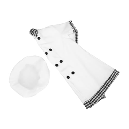 Ipetboom Rollenspiel Outfit Set mit Kochmütze und Schürze für Halloween und Bühnenaufführungen Inspiriert und für Fantasievolles von Ipetboom